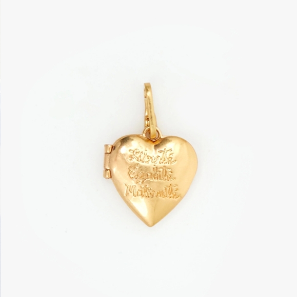 Clare V Jewelry - Clare V. X EVERY MOTHER COUNTS Heart Locket Charm Vintage Gold